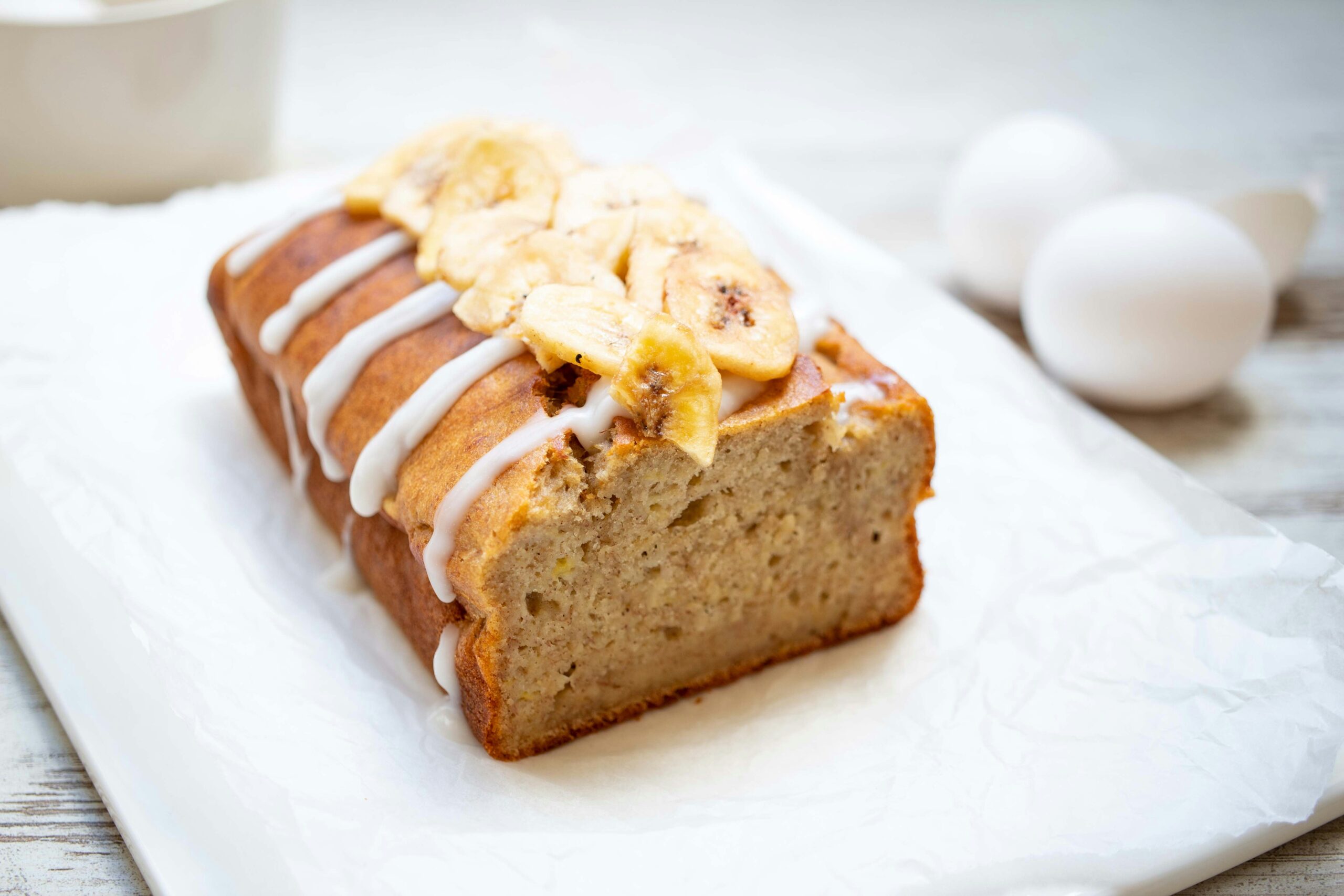 Close-up of banana bread