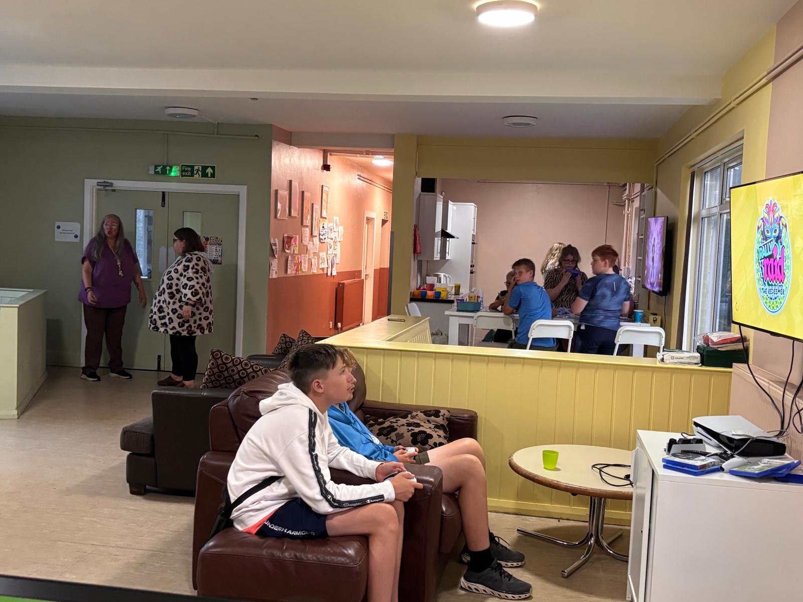 A photo of the NYCC Senior Youth Club session